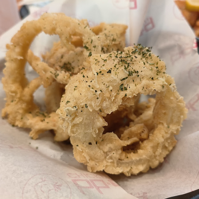 Onion Rings Cococup Frenchfries White Rice Kimchi