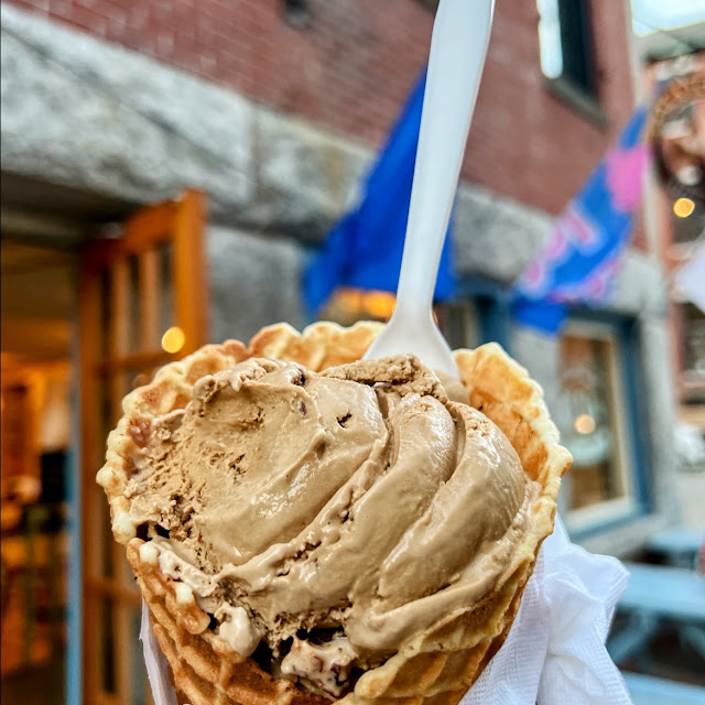 Single Scoop in a Waffle Cone