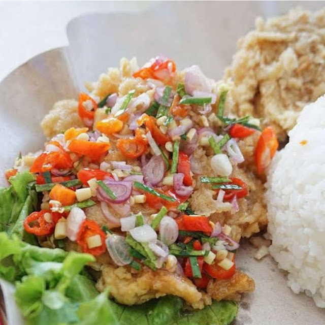 Nasi Ayam Geprek Sambal Matah