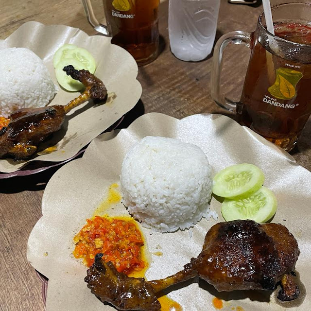 Nasi Bebek Bakar Madu