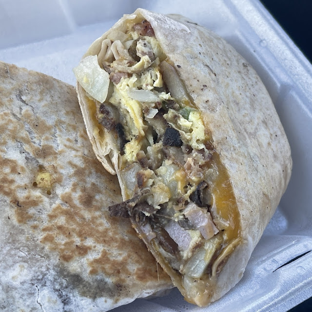 3 Meats Breakfast Burrito