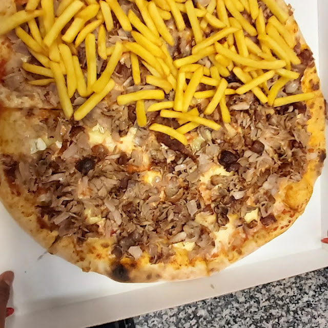 Maxi Pizza Kebab E Patatine Frite