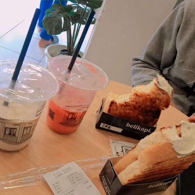 Ice Caramel Macchiato Ropang Cheese Combo Special