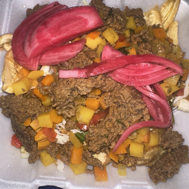 Tajaditas Con Carne Molida