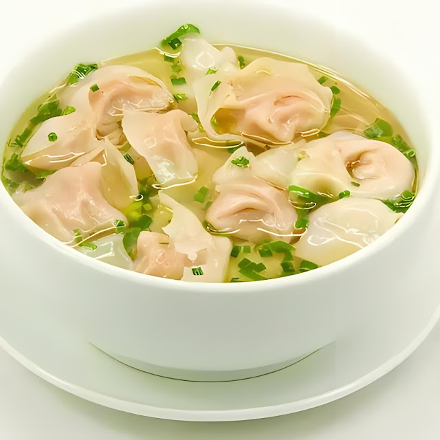 Wonton Soup and Vegetable