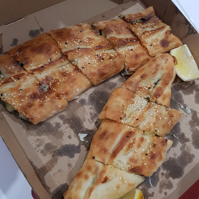 Spinach and Cheese Pide