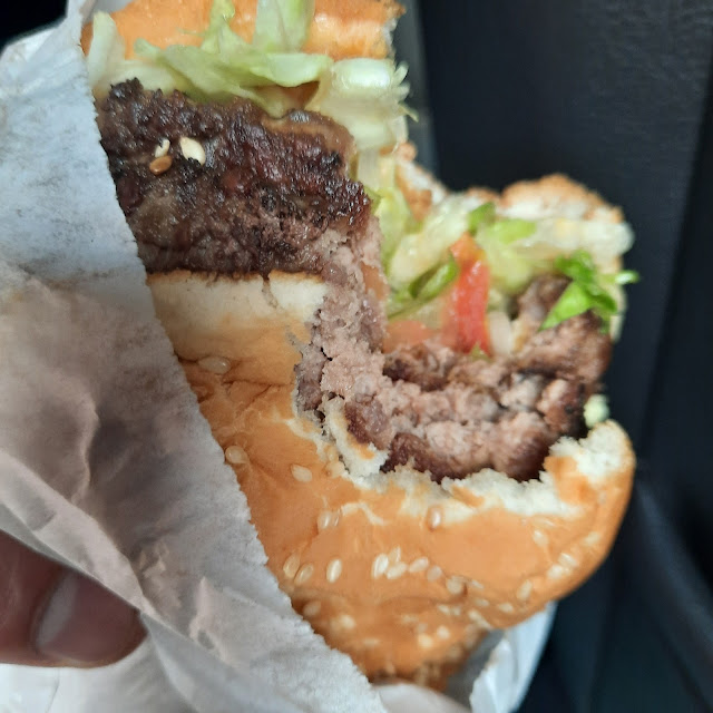 Double Burger Basket of Fries