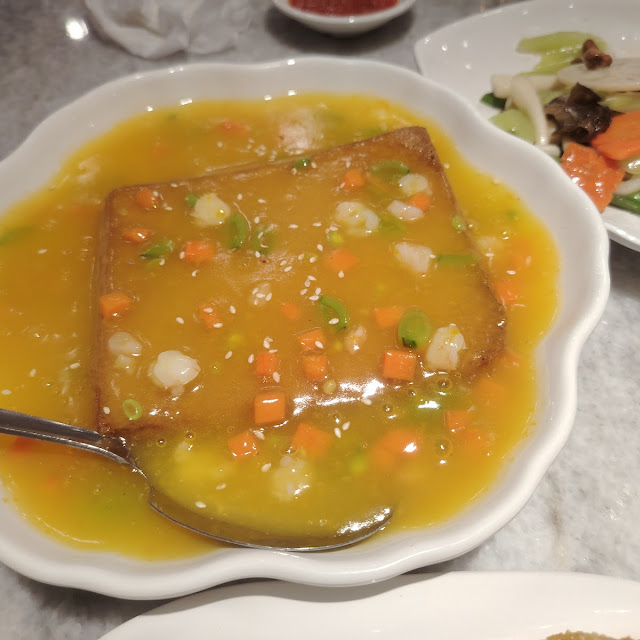 Tofu with Pumpkin Sauce