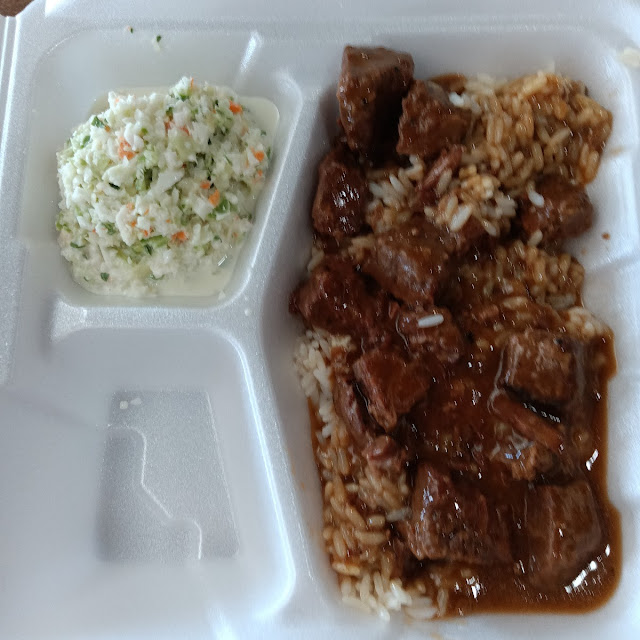 Beef Tips and Rice
