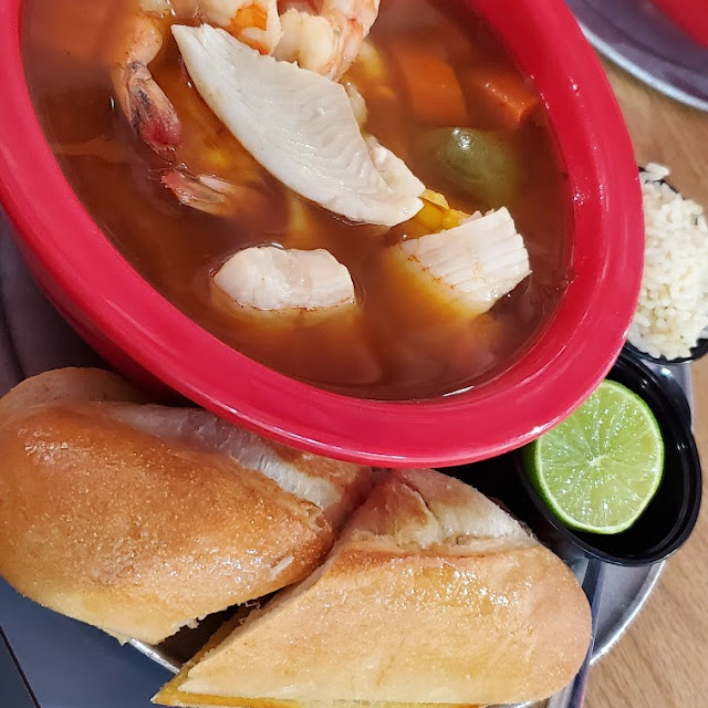 Caldo De Mariscos Fish & Shrimp Stew
