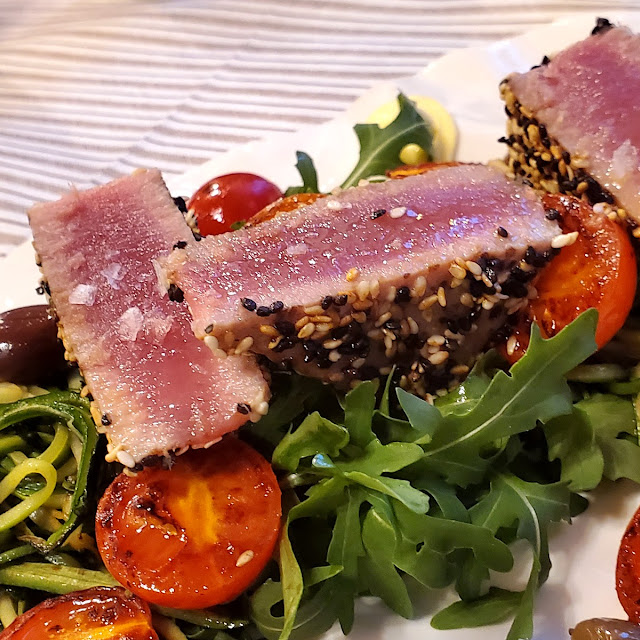Tagliata Di Tonno In Crosta Di Sesamo