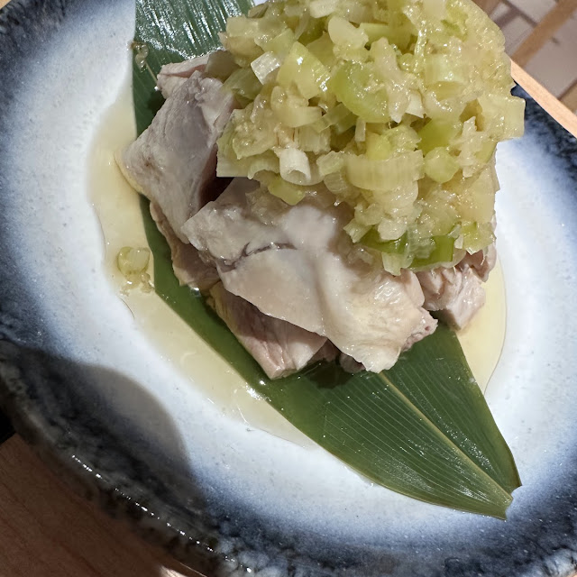 Steam Chicken with Leak Oil