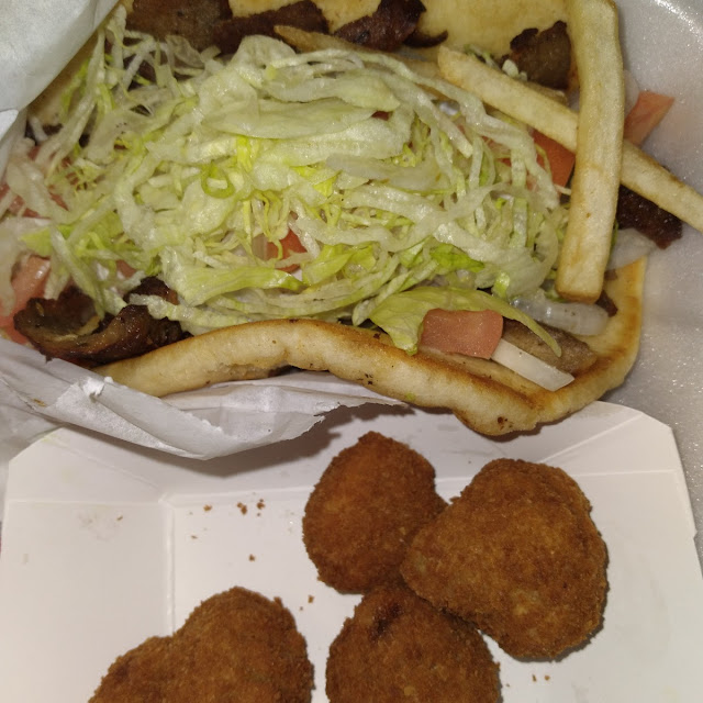 Gyro Fried Mushrooms & Fries