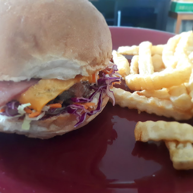 Gourmet Classic Beef Burger with Bacon and Cheese