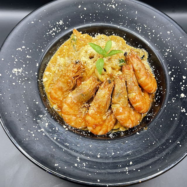 Prawn Tomyam Spaghetti