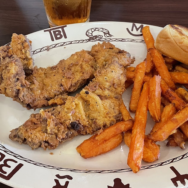 Steak Fingers and Sweet Potato Fries