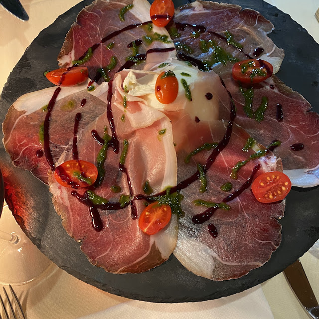 Fresh Burrata And Prosciutto