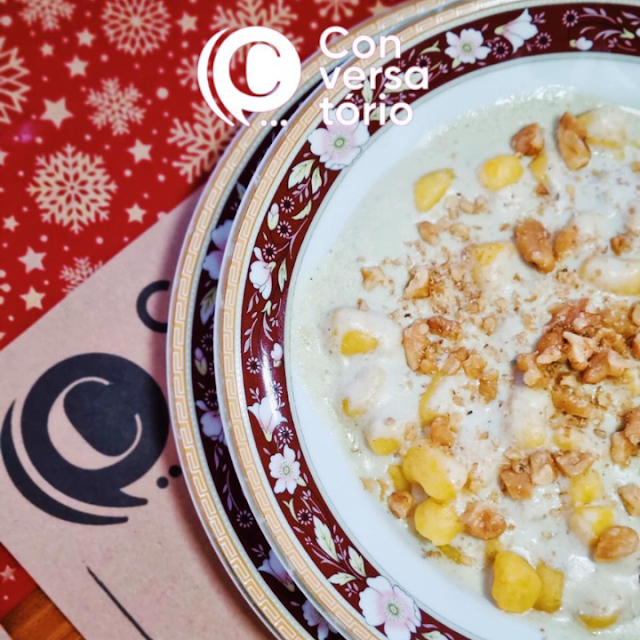 Nhoque ao Molho Gorgonzola E Nozes