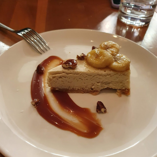 Banana Cheesecake with Salted Caramel