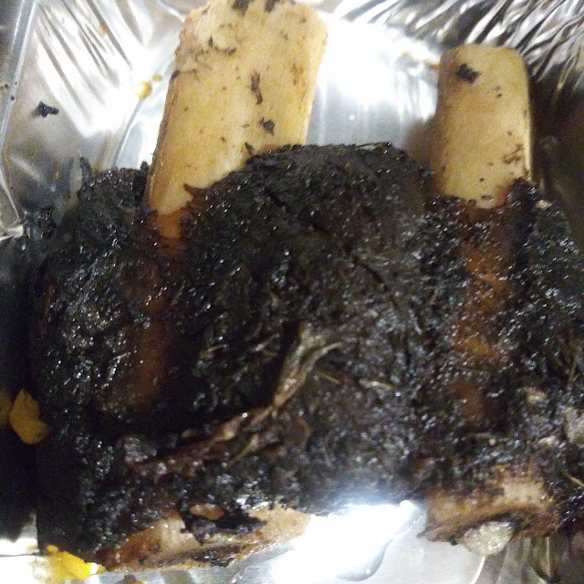 Very Small Spare Ribs Nasty Corn and Hard Potatos