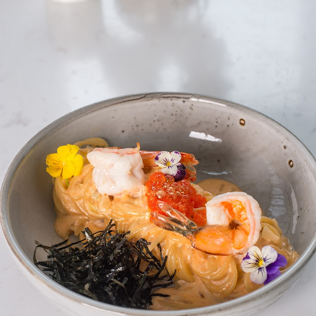 Spaghetti Ebiko Cream