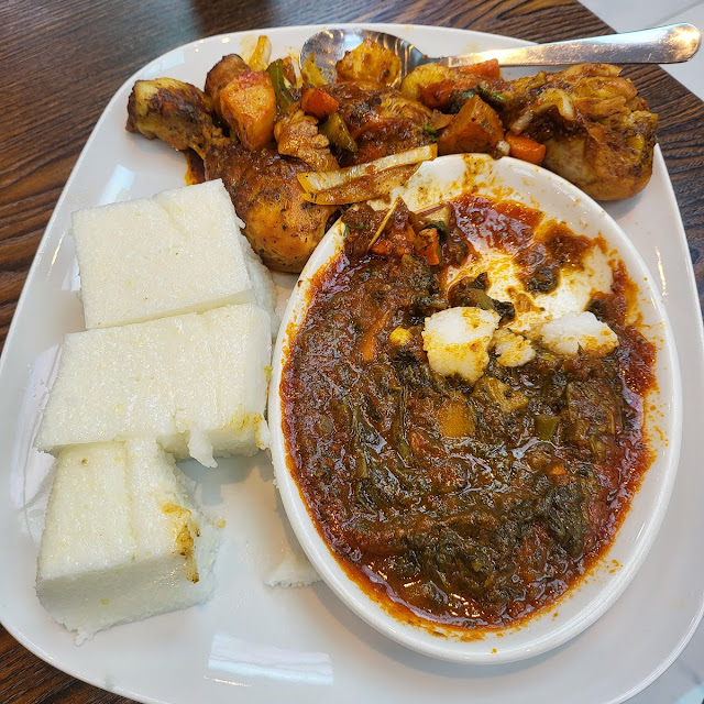 Soor Maize Dish and Chichen Legs