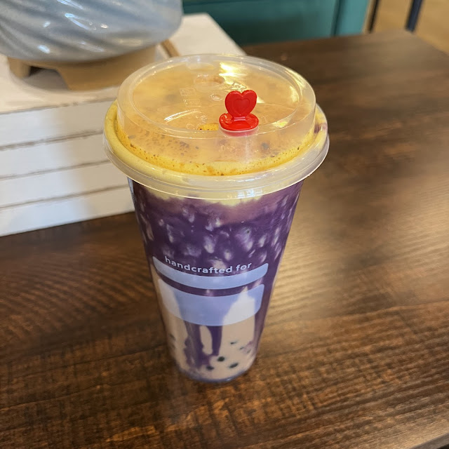 Ube Brûlée Milk Tea