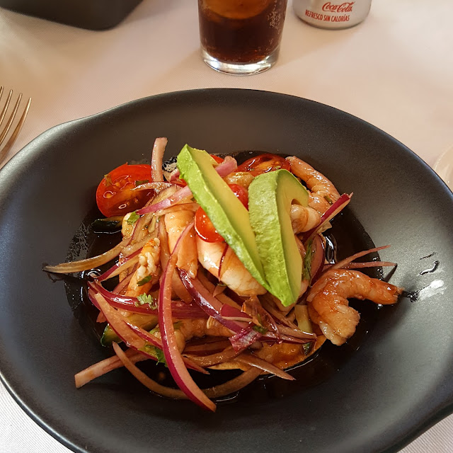 Tostada de Camarón Al Petróleo
