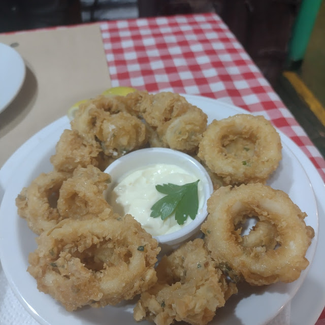 Rabas de Calamares Fritos