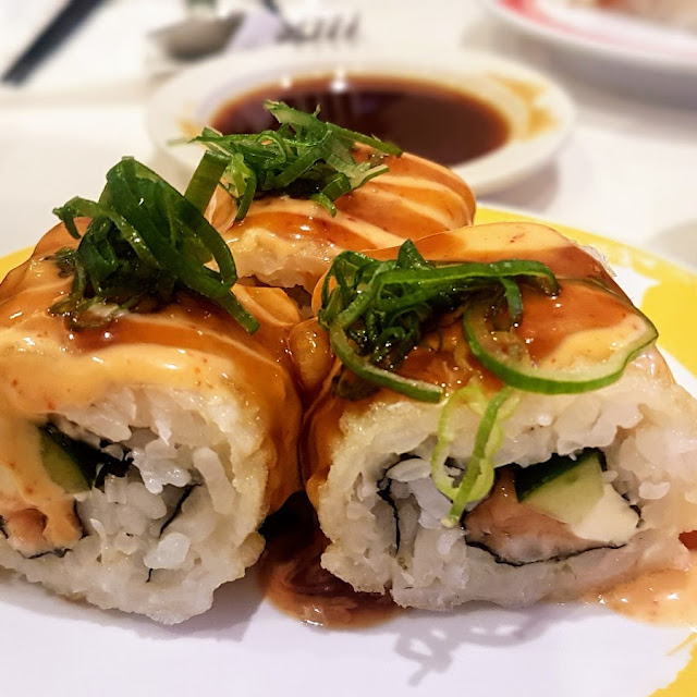 Fried Salmon Cheese Roll