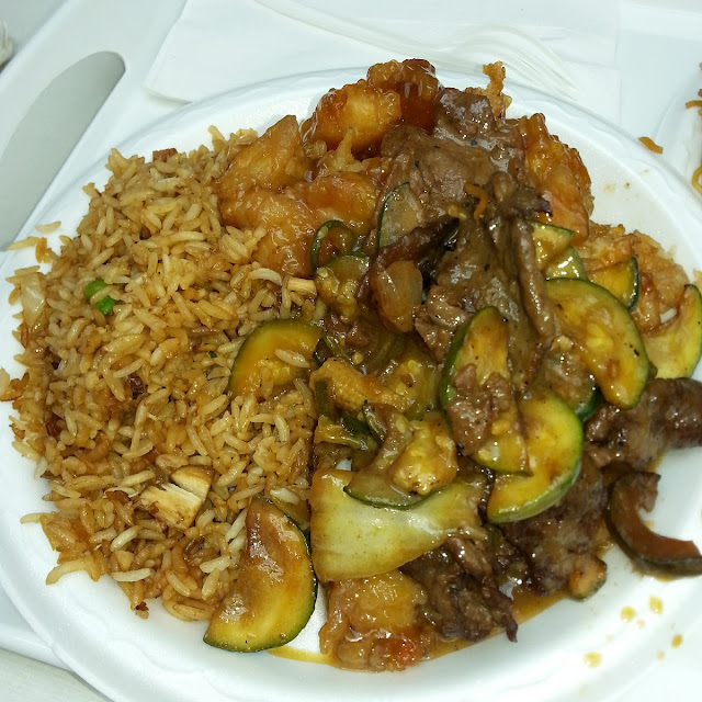Fried Rice and Lemon Chicken