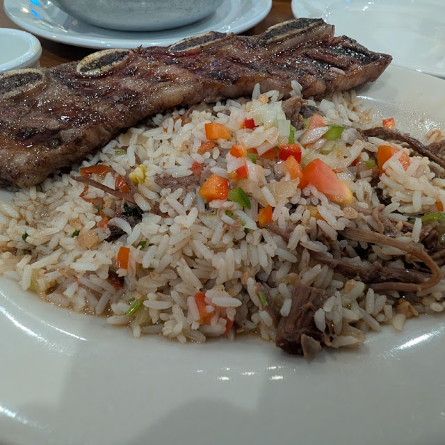 Arroz De Cupim C Costela De Vaca Grelhada