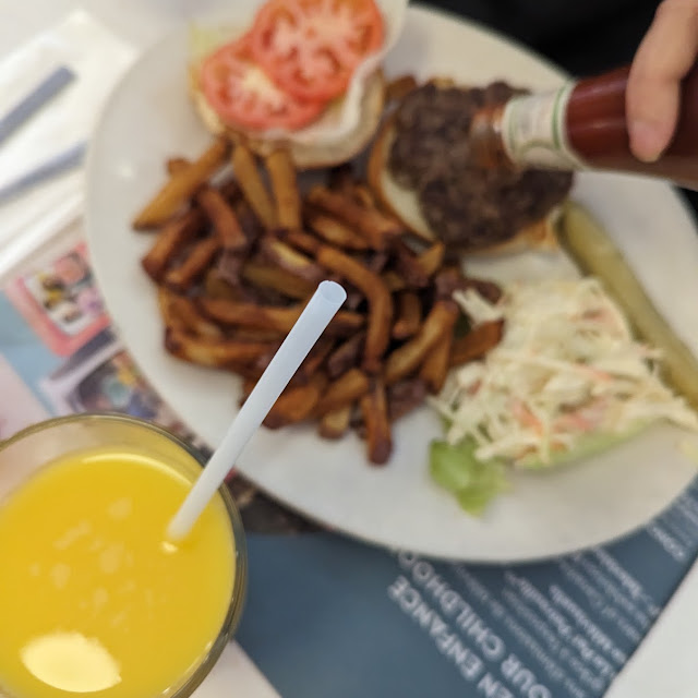 Burger and Fries
