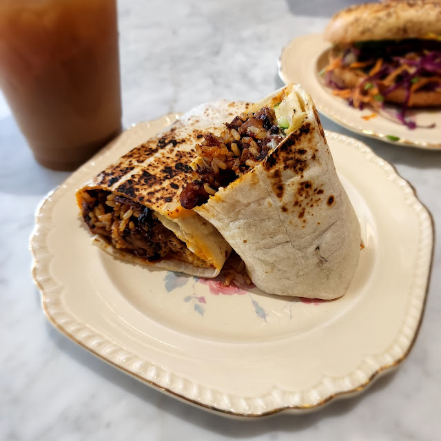Oyster Mushroom Burrito