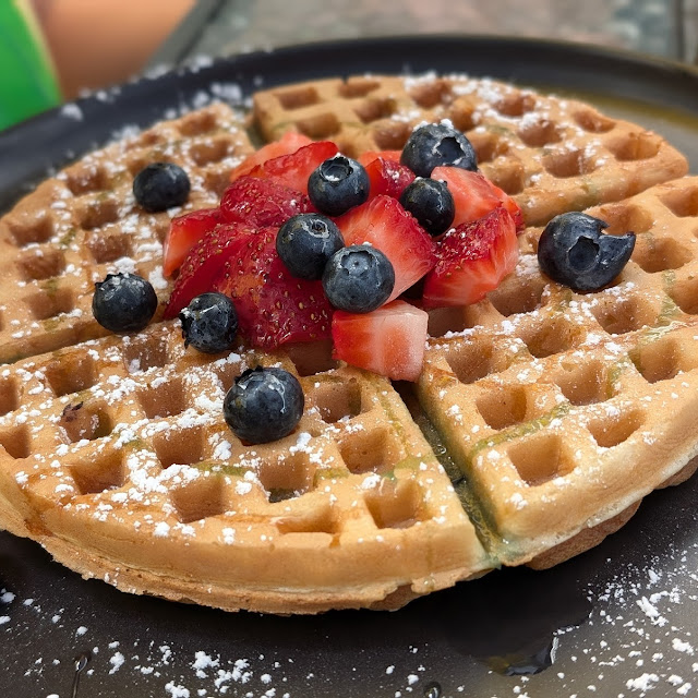 Strawberries & Blueberries Waffle