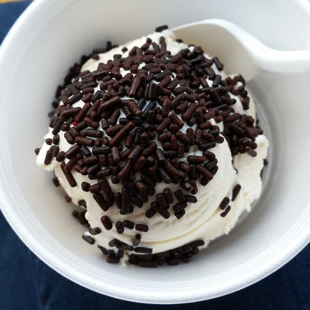 Scotch on the Rocks with Chocolate Sprinkles