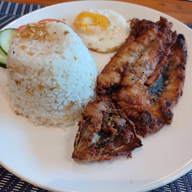 Boneless Bangus with Fried Rice