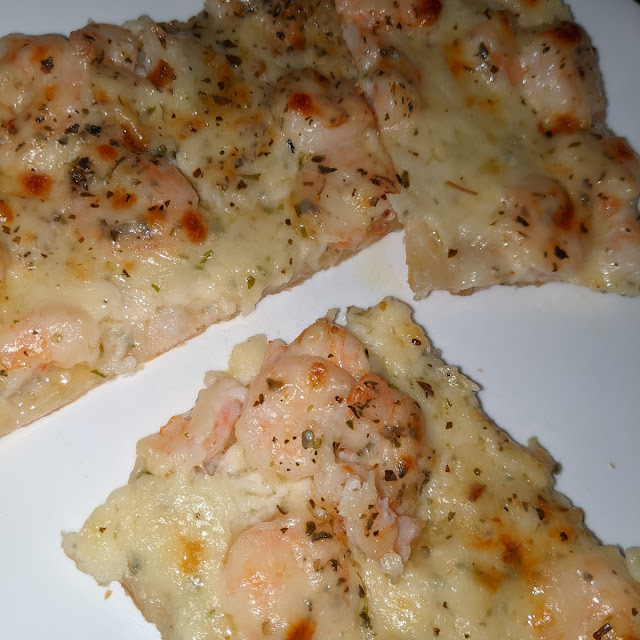 Shrimp Scampi Pizza