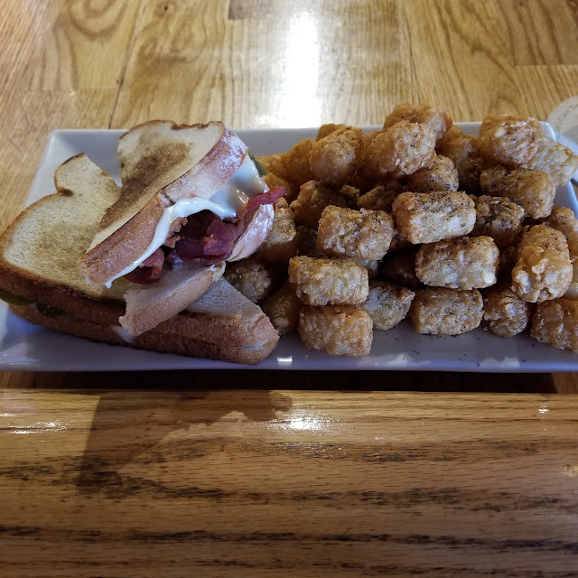 Bacon Jalapeno Grilled Cheese with Tots