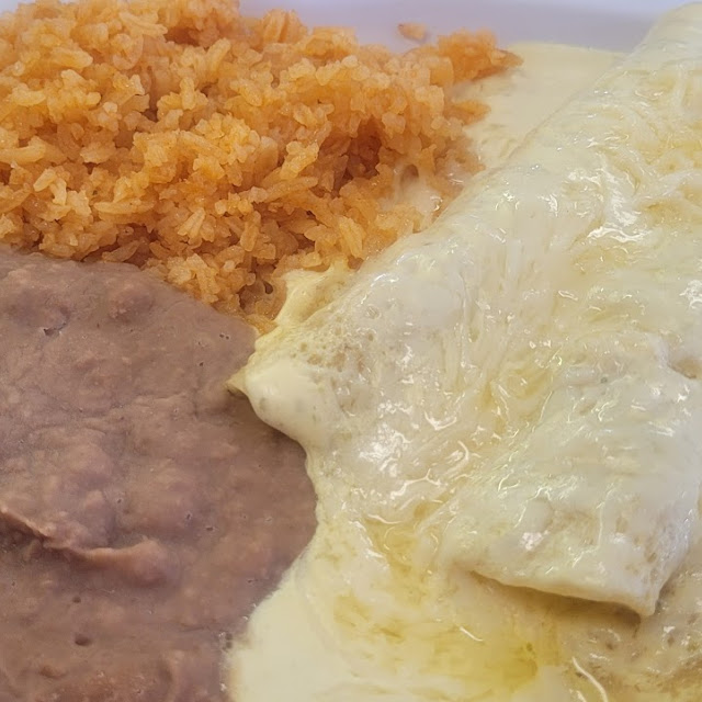 Green Chile Chicken Enchiladas
