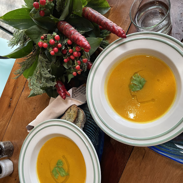 Carrot and Pumpkin Soup