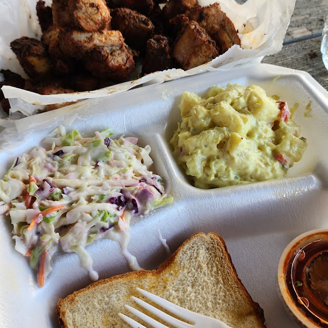 Slaw and Potato Salad