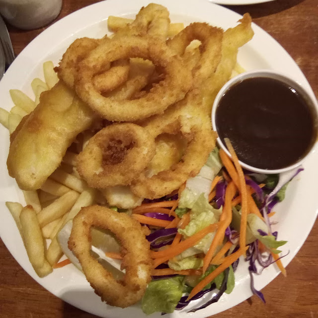 Fish and Chips & Calamari