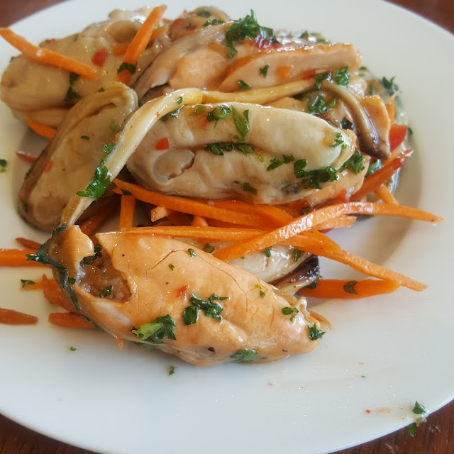 Sweet Chilli Mussells