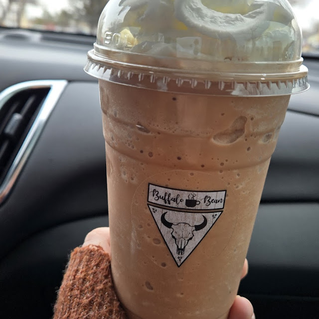 Blended Latte - Cherry Coconut and Blackberry