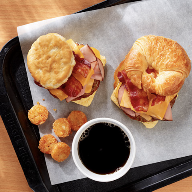 Bacon Egg & Cheese Croissan'Wich Hasbrowns Fully Loaded Biscuit
