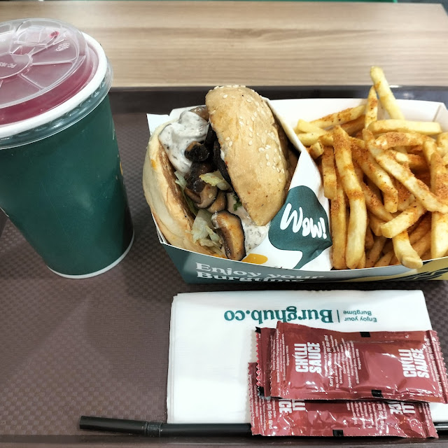 Mushroom Burger Combo