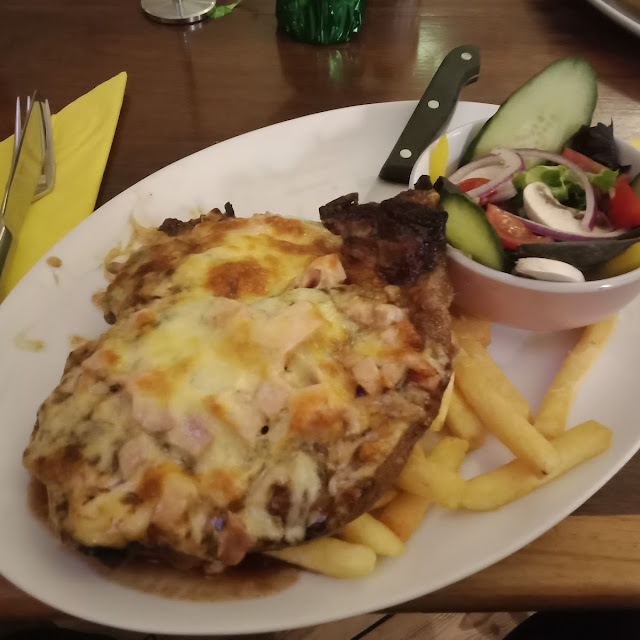 T Bone Steak with Kilapatrick Topping