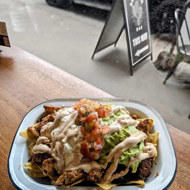 Grichicken & Beef Nachos