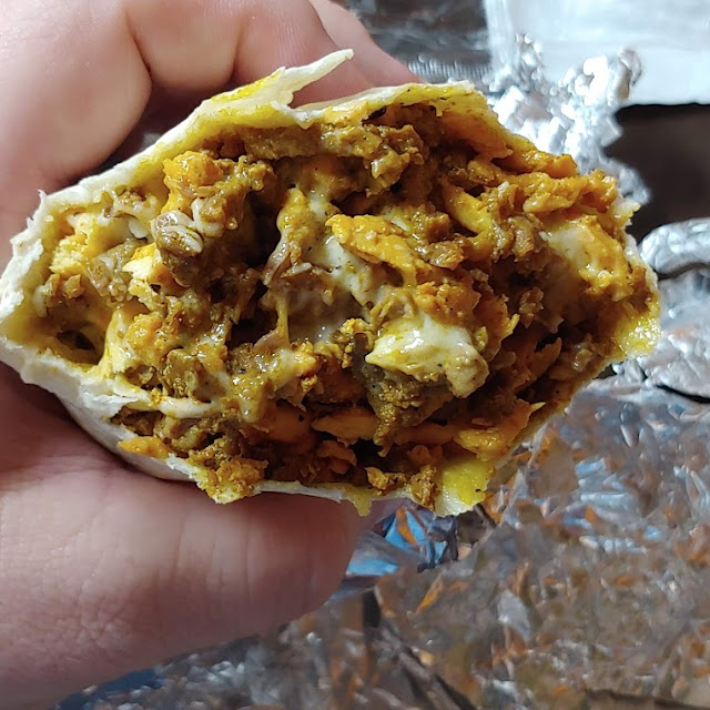 Steak and Chicken Burrito